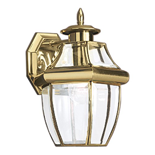 Generation Lighting 8038-02 Lancaster One Light Outdoor Wall Lantern, Polished Brass Alternate Image.jpg