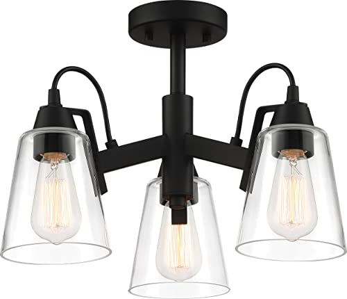 Minka-Lavery 3997-66A Beckonridge Three Light Semi Flush Mount, Coal Alternate Image.jpg