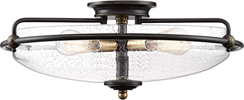 Quoizel GFC1621PN Griffin Four Light Flush Mount, Palladian Bronze Alternate Image 4.jpg