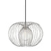 Mitzi H181701L-PN Jasmine One Light Pendant, Polished Nickel Alternate Image.jpg