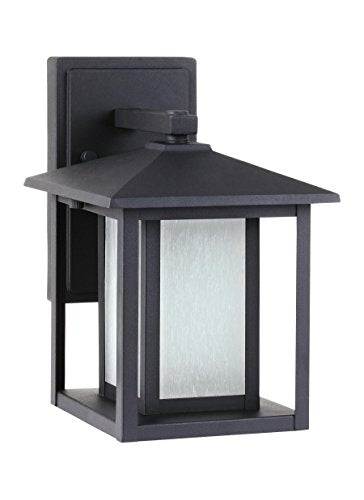 Generation Lighting 89029EN3-12 Hunnington One Light Outdoor Wall Lantern, Black Alternate Image.jpg