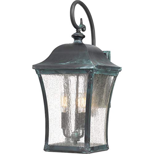 Quoizel BDS8410AGV Bardstown Three Light Outdoor Wall Lantern, Aged Verde Alternate Image 4.jpg