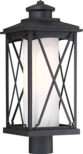 Minka-Lavery 72686-66 Lansdale One Light Outdoor Post Mount, Coal Alternate Image.jpg