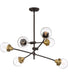 Quoizel TNC5006WT Trance Six Light Chandelier, Western Bronze Alternate Image 4.jpg