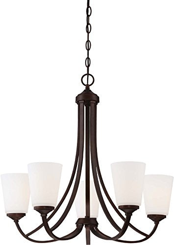 Minka-Lavery 4965-284 Overland Park Five Light Chandelier, Vintage Bronze Alternate Image 2.jpg