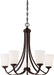 Minka-Lavery 4965-284 Overland Park Five Light Chandelier, Vintage Bronze Alternate Image 2.jpg