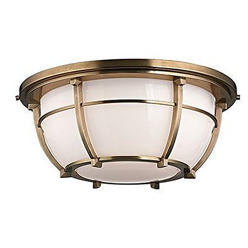 Hudson Valley 4115-AGB Conrad Three Light Flush Mount, Aged Brass Alternate Image.jpg