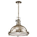 Kichler 2691PN Hatteras Bay One Light Pendant, Polished Nickel Alternate Image.jpg