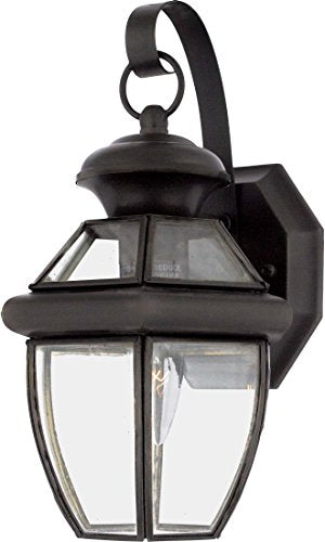 Quoizel NY8315Z Newbury One Light Outdoor Wall Lantern, Medici Bronze Alternate Image.jpg