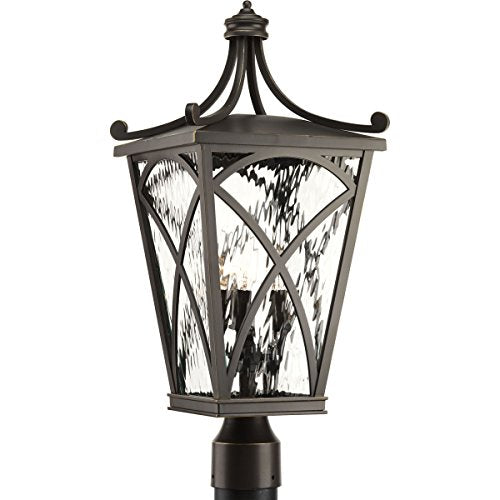 Progress P6442-108 Cadence Collection Three-Light Post Lantern Alternate Image.jpg