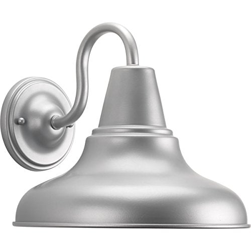 Progress P5623-31 District Collection One-Light Farmhouse Textured Black Metal Shade Outdoor Wall Lantern Alternate Image.jpg