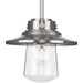 Progress P550093-135 Tremont Collection One-Light Stainless Steel and Clear Seeded Glass Farmhouse Style Hanging Mini-Pendant Light Alternate Image.jpg