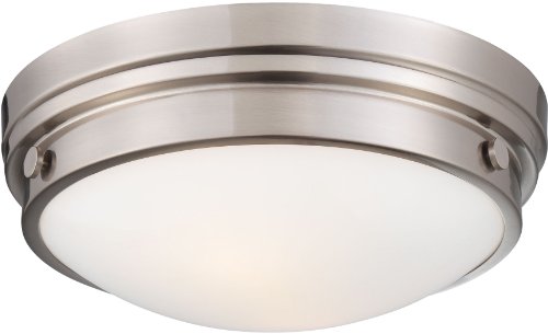 Minka-Lavery 823-84 Two Light Flush Mount, Brushed Nickel Alternate Image.jpg