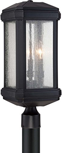 Quoizel TML9008K Trumbull Three Light Outdoor Post Lantern, Mystic Black Alternate Image.jpg