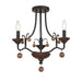 Minka-Lavery 2662-723 Colonial Charm Three Light Semi Flush Mount, Old World Bronze With Walnut Accents Alternate Image.jpg