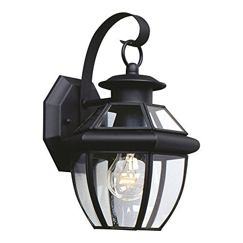 Generation Lighting 8037-12 Lancaster One Light Outdoor Wall Lantern, Black Alternate Image.jpg