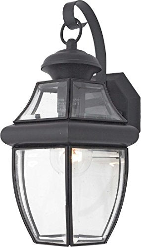 Quoizel NY8316K Newbury One Light Outdoor Wall Lantern, Mystic Black Alternate Image.jpg