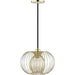 Mitzi H181701S-PB Jasmine One Light Pendant, Polished Brass Alternate Image.jpg