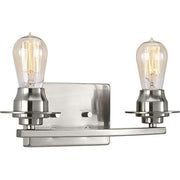 Progress P300009-009 Debut Collection Two-Light Brushed Nickel Farmhouse Bath Vanity Light Alternate Image.jpg
