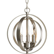 Progress P5142-126 Equinox Collection Three-Light Burnished Silver New Traditional Sphere Pendant Light Alternate Image.jpg