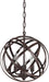 Capital Lighting 4233RS Axis Three Light Pendant, Russet Alternate Image.jpg