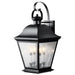 Kichler 9704BK Mount Vernon Four Light Outdoor Wall Mount, Black Alternate Image.jpg