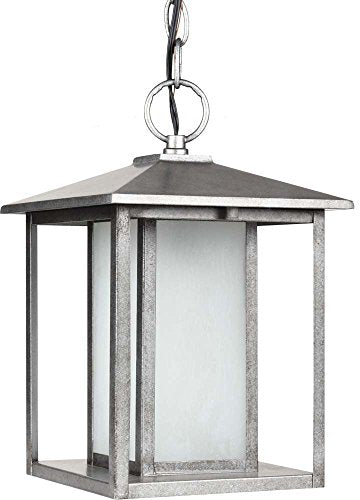 Generation Lighting 69029-57 Hunnington One Light Outdoor Pendant, Weathered Pewter Alternate Image.jpg