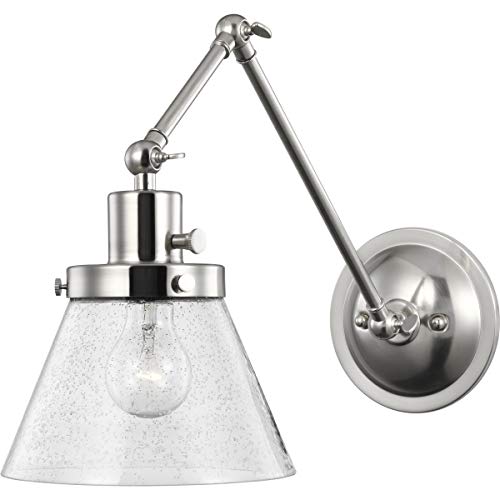 Progress P710094-009 Hinton Collection Brushed Nickel Swing Arm Wall Light Alternate Image.jpg