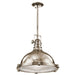 Kichler 2682PN Hatteras Bay One Light Pendant, Polished Nickel Alternate Image.jpg