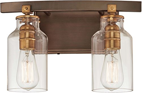 Minka-Lavery 3552-588 Morrow Two Light Bath, Harvard Court Bronze W/Gold Hi Alternate Image 2.jpg