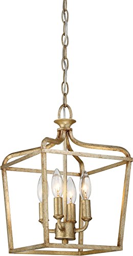 Minka-Lavery 4445-582 Laurel Estate Four Light Pendant, Brio Gold Alternate Image 3.jpg