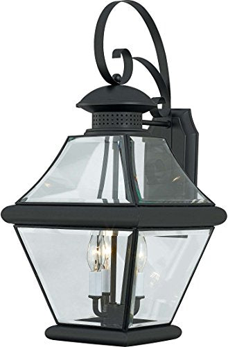 Quoizel RJ8411K Rutledge Three Light Outdoor Wall Lantern, Mystic Black Alternate Image.jpg