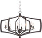 Minka-Lavery 4376-579 Middletown Six Light Chandelier, Downton Bronze With Gold Highlights Alternate Image.jpg