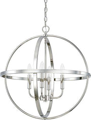Capital Lighting 317542PN Hartwell Four Light Pendant, Polished Nickel Alternate Image.jpg