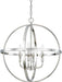 Capital Lighting 317542PN Hartwell Four Light Pendant, Polished Nickel Alternate Image.jpg