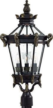 Minka-Lavery 8936-95 Stratford Hall Four Light Post Mount, Heritage W/ Gold Highlights Alternate Image.jpg