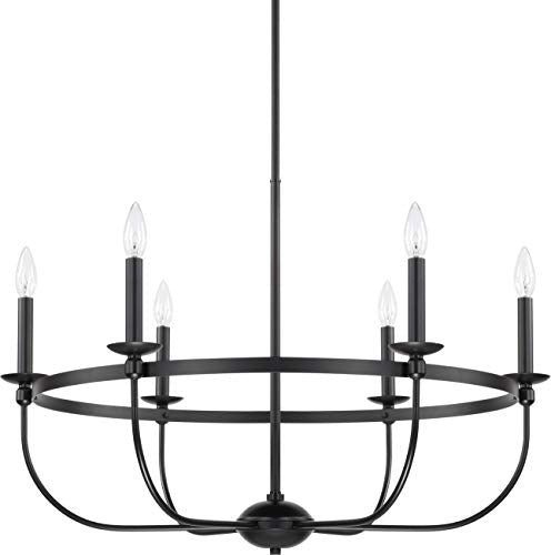 Capital Lighting 425161MB Rylann Six Light Chandelier, Matte Black Alternate Image.jpg