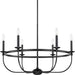 Capital Lighting 425161MB Rylann Six Light Chandelier, Matte Black Alternate Image.jpg