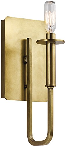 Kichler 43363NBR Alden One Light Wall Sconce, Natural Brass Alternate Image.jpg