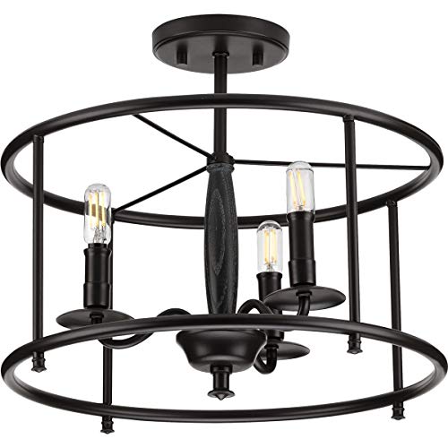 Progress P350150-031 Durrell Collection Black Semi-Flush Convertible Alternate Image.jpg