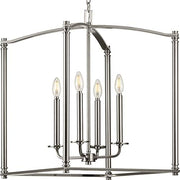 Progress P500240-009 Winslett Collection Brushed Nickel Four-Light Foyer Alternate Image.jpg