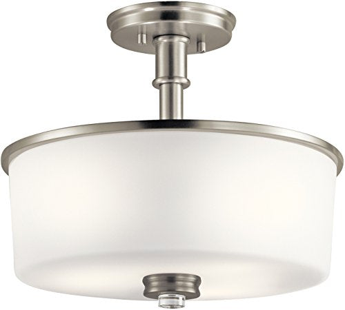 Kichler 43926NI Joelson Three Light Semi Flush Mount, Brushed Nickel Alternate Image.jpg