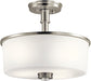 Kichler 43926NI Joelson Three Light Semi Flush Mount, Brushed Nickel Alternate Image.jpg