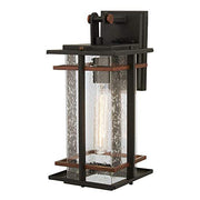 Minka-Lavery 72492-68 San Marcos One Light Outdoor Wall Mount, Coal W/Antique Copper Accents Alternate Image.jpg