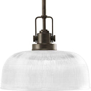 Progress P5026-74 Archie Collection One-Light Venetian Bronze Clear Prismatic Glass Coastal Pendant Light Alternate Image.jpg