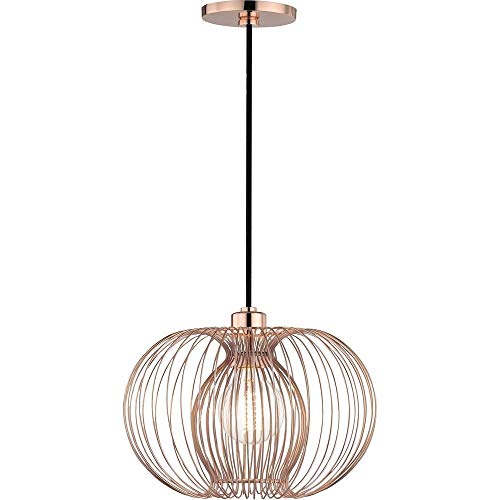 Mitzi H181701S-POC Jasmine One Light Pendant, Polished Copper Alternate Image.jpg