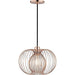 Mitzi H181701S-POC Jasmine One Light Pendant, Polished Copper Alternate Image.jpg