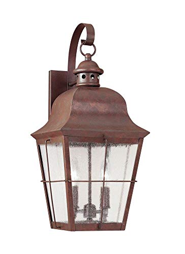 Generation Lighting 8463-44 Chatham Two Light Outdoor Wall Lantern, Weathered Copper Alternate Image.jpg