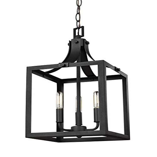 Generation Lighting 5140603-12 Labette Three Light Hall / Foyer Pendant, Black Alternate Image.jpg
