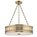 Hudson Valley 2222-AGB Gaines Four Light Pendant, Aged Brass Alternate Image.jpg